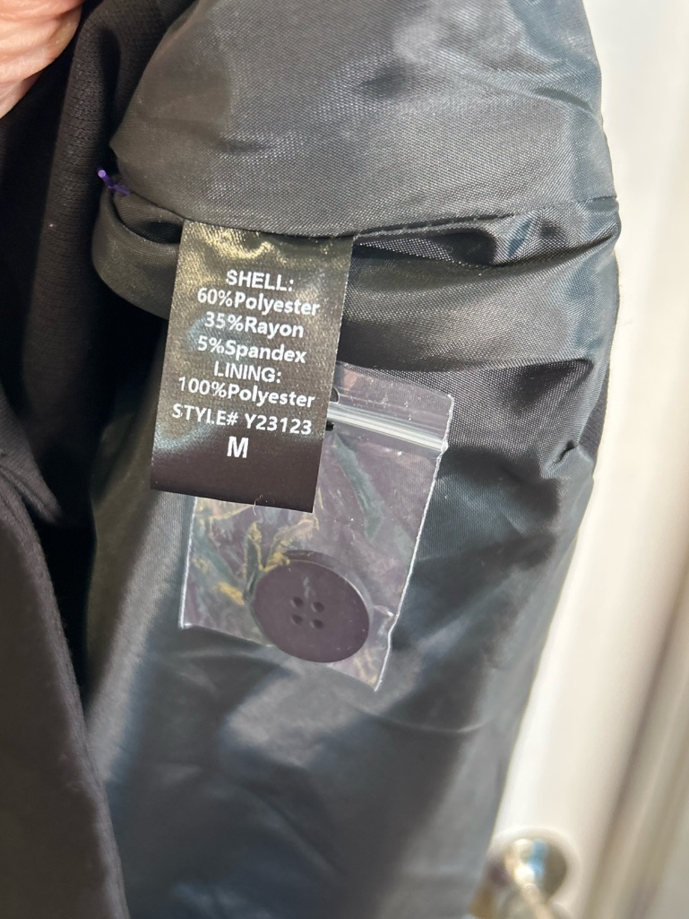 Do+be‎ Black Sleeveless Blazer Vest Size Medium New - Picture 3 of 9